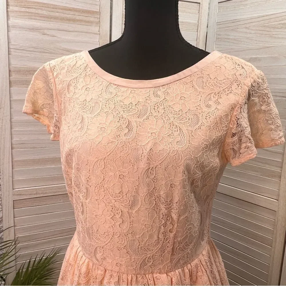 H&M Conscious Collection Lace Overlay Dress 10